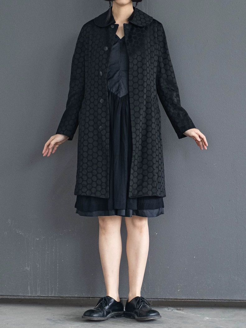 Comme des Garcons COMME des GARCONS Polka Dot Trench Coat - dmc Size US M / EU 48-50 / 2 - 3 Thumbnail