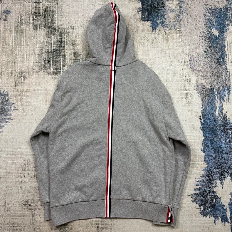 Thom Browne THOM BROWNE Zip-Up Hoodie Jacket - dmc Size US M / EU 48-50 / 2 - 8 Thumbnail