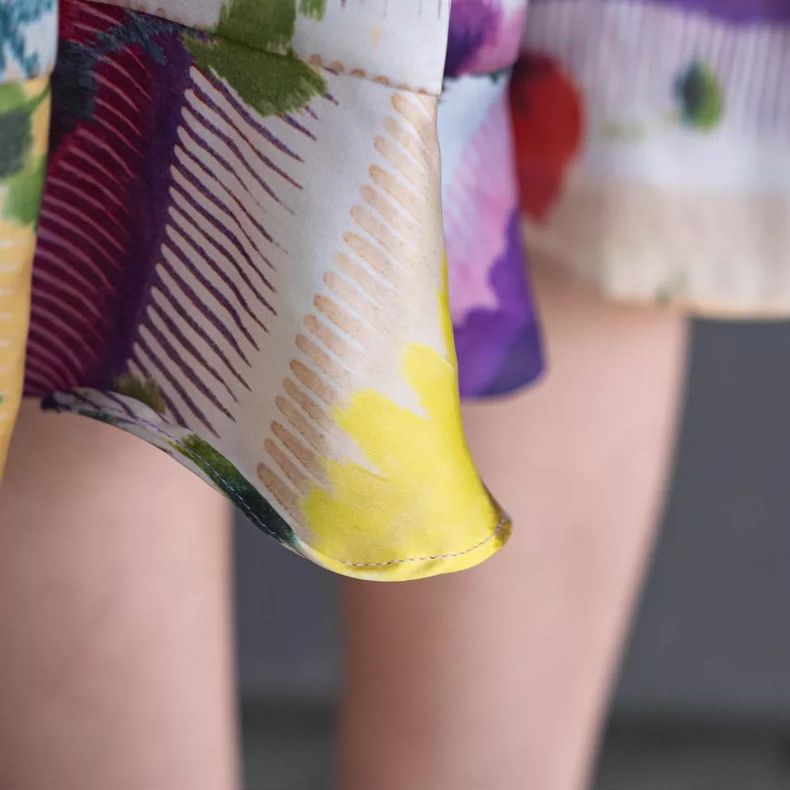 Comme des Garcons COMME des GARCONS Floral Psychedelic Skirt - dmc Size US 28 / EU 44 - 5 Thumbnail
