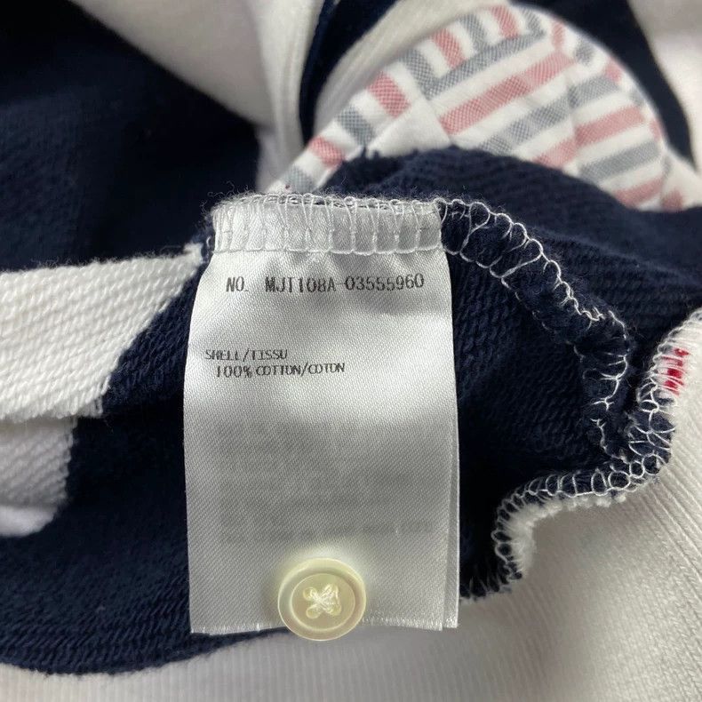 Thom Browne Thom Browne Striped Zip Hoodie - dmc Size US M / EU 48-50 / 2 - 6 Thumbnail
