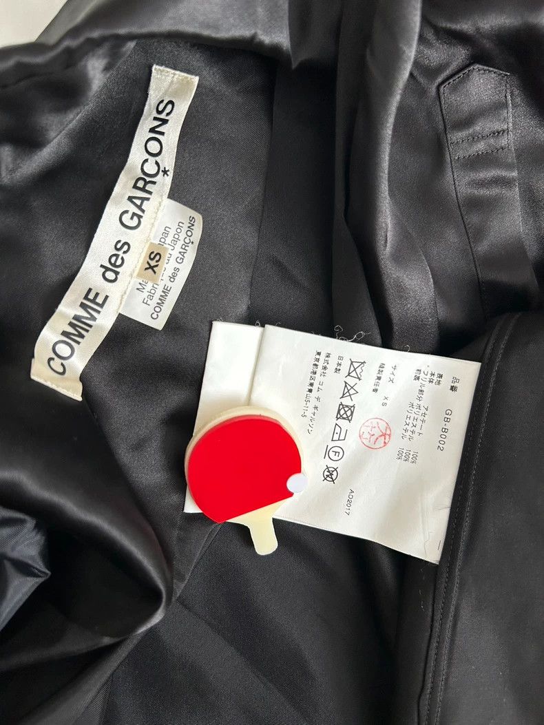 Comme des Garcons COMME des GARCONS Black Satin Ruffle Shirt - dmc Size US M / EU 48-50 / 2 - 9 Thumbnail