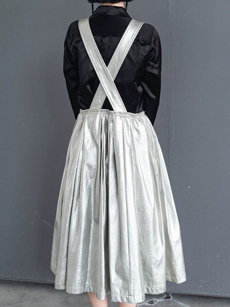 Comme des Garcons COMME des GARCONS Black Satin Ruffle Shirt - dmc Size US M / EU 48-50 / 2 - 4 Thumbnail