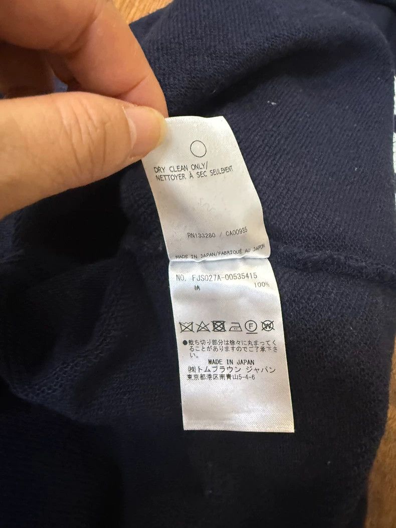 Thom Browne Thom Browne Navy Sweatshirt with Stripes - dmc Size US M / EU 48-50 / 2 - 5 Thumbnail