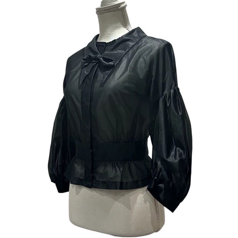 Comme des Garcons COMME des GARCONS Black Bow Blouse - dmc Size US S / EU 44-46 / 1 - 3 Thumbnail