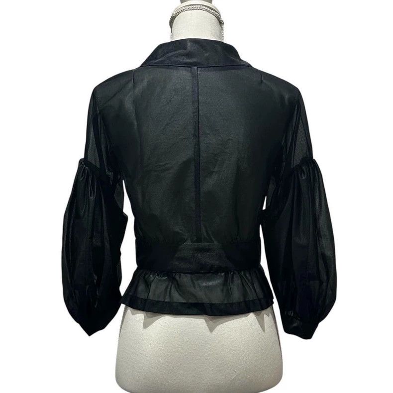 Comme des Garcons COMME des GARCONS Black Bow Blouse - dmc Size US S / EU 44-46 / 1 - 5 Thumbnail