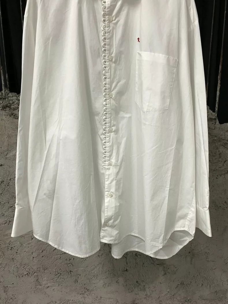 Raf Simons Raf Simons White Long Sleeve Shirt - dmc Size US M / EU 48-50 / 2 - 4 Thumbnail