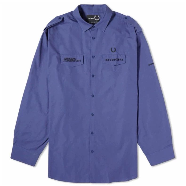 Raf Simons Raf Simons x Fred Perry Oversized Shirt - dmc Size US M / EU 48-50 / 2 - 2 Thumbnail