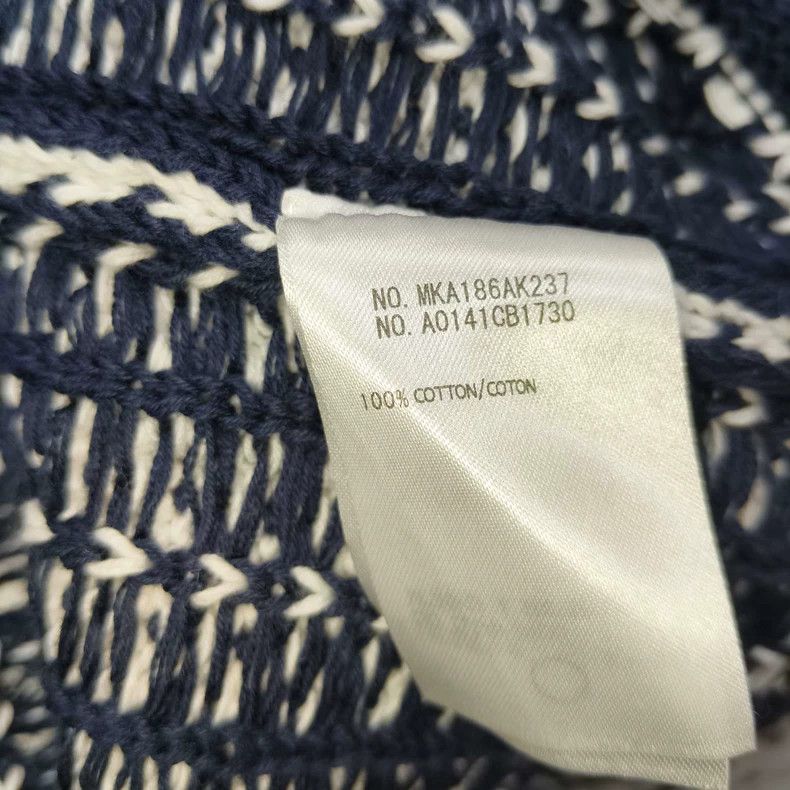 Thom Browne Thom Browne White Blue Embroidered Sweater - dmc Size US M / EU 48-50 / 2 - 4 Thumbnail