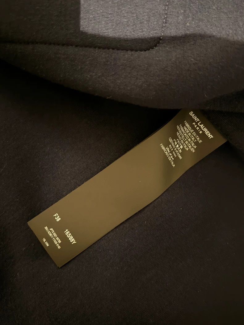 Yves Saint Laurent YSL Blue Collared Button Jacket Size US M / EU 48-50 / 2 - 4 Thumbnail