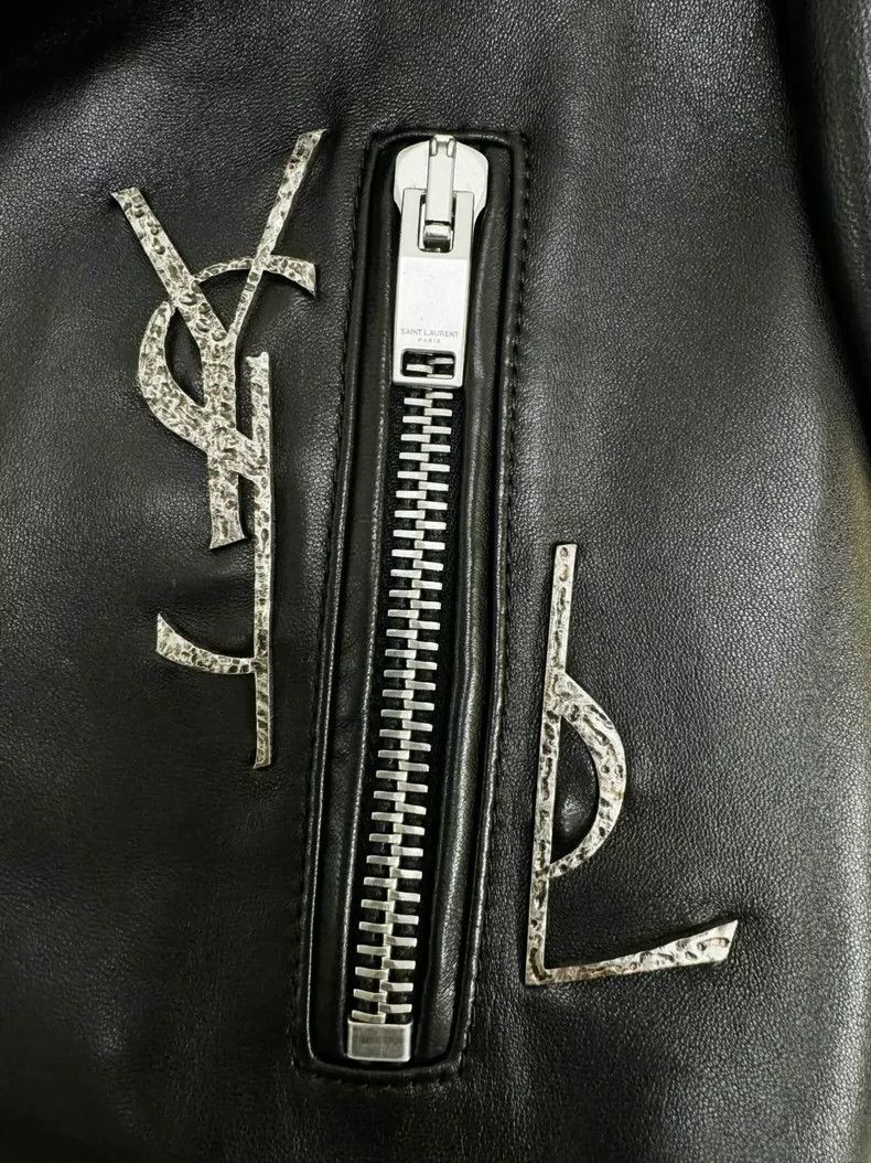 Saint Laurent Paris Saint Laurent Leather Biker Jacket Size US S / EU 44-46 / 1 - 3 Thumbnail