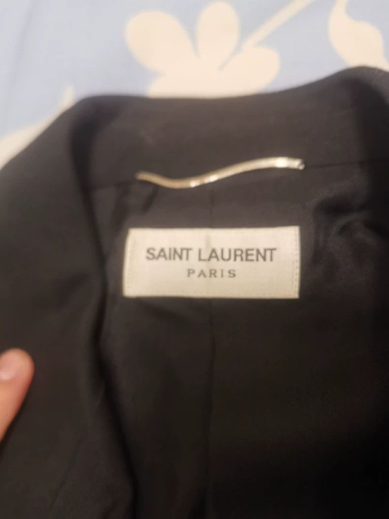 Saint Laurent Paris Saint Laurent Double-Breasted Military Jacket Size US S / EU 44-46 / 1 - 3 Thumbnail
