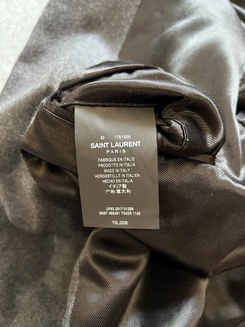 Saint Laurent Paris Saint Laurent Gray Wool Overcoat Size 50 Size US L / EU 52-54 / 3 - 5 Thumbnail