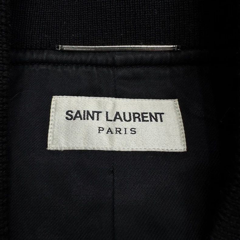 Saint Laurent Paris SAINT LAURENT Red Embroidered Bomber Jacket Size US L / EU 52-54 / 3 - 5 Thumbnail