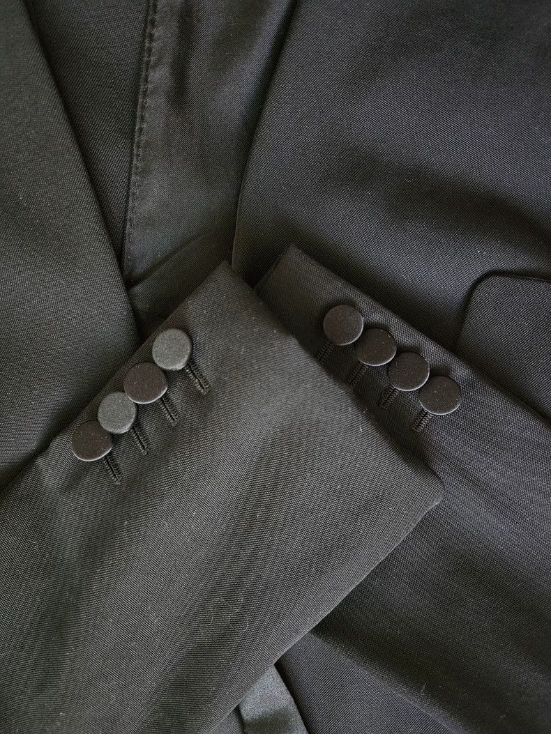 Yves Saint Laurent Saint Laurent Black Smoking Jacket Size US S / EU 44-46 / 1 - 4 Thumbnail