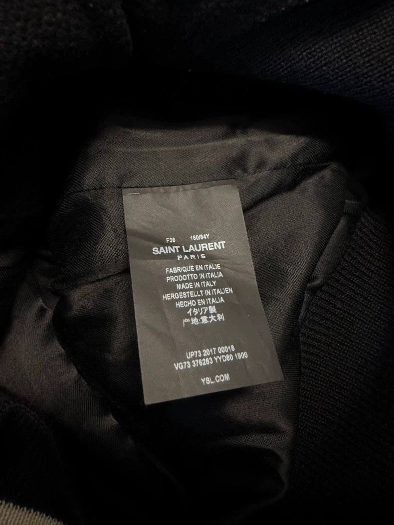 Saint Laurent Paris Saint Laurent Black Baseball Jacket Size US M / EU 48-50 / 2 - 3 Thumbnail