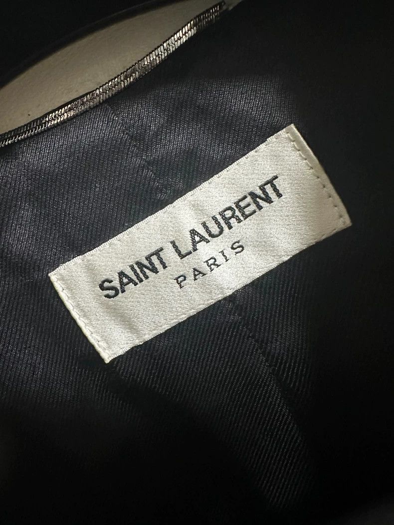 Saint Laurent Paris Saint Laurent Vintage Cowhide Zipper Jacket Coat Size US XL / EU 56 / 4 - 2 Thumbnail