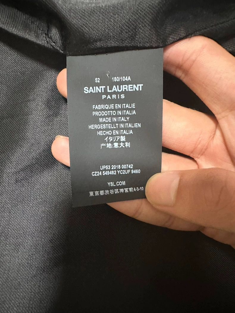 Saint Laurent Paris Saint Laurent Vintage Cowhide Zipper Jacket Coat Size US XL / EU 56 / 4 - 4 Thumbnail