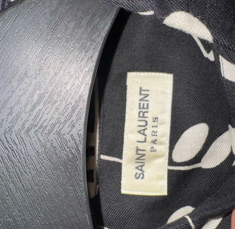Saint Laurent Paris Saint Laurent Music Note Black Shirt Size US L / EU 52-54 / 3 - 4 Thumbnail