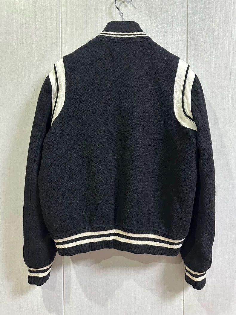 Saint Laurent Paris Saint Laurent Wool Leather Varsity Jacket Size US L / EU 52-54 / 3 - 5 Thumbnail