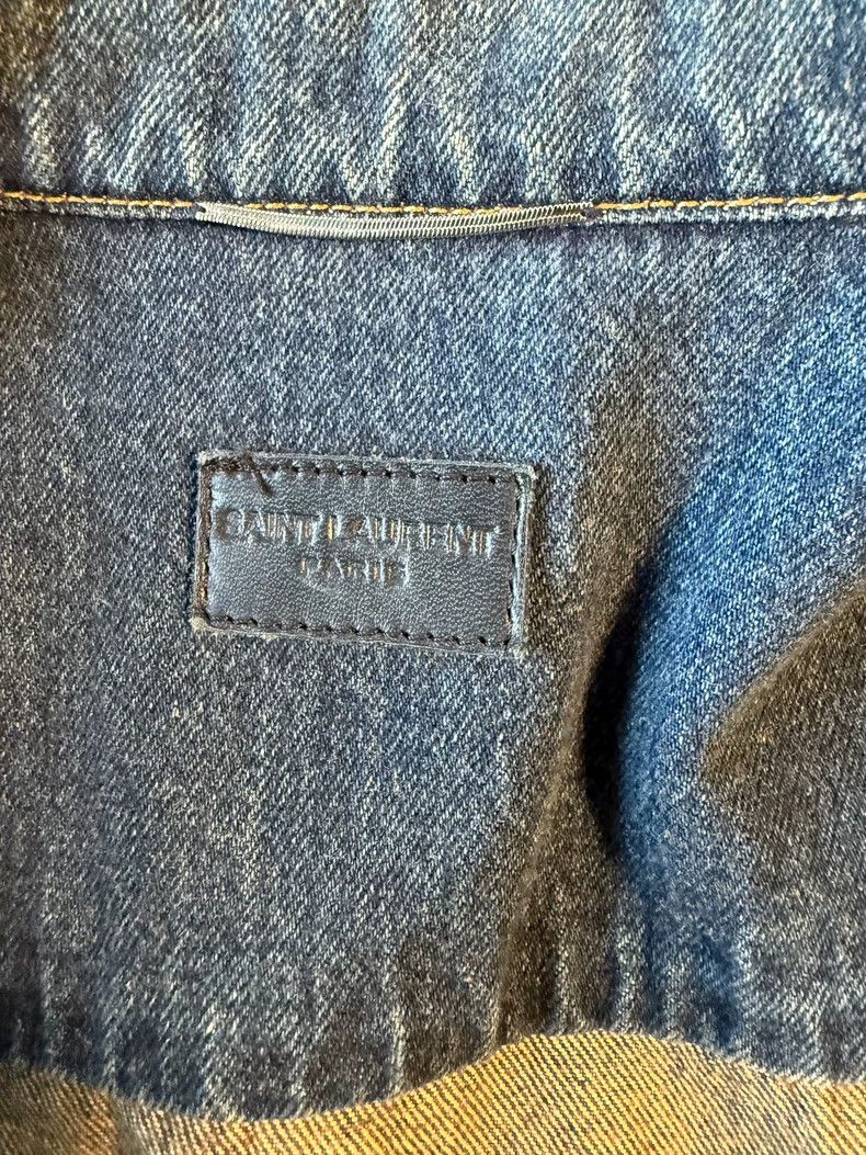 Saint Laurent Paris Saint Laurent Classic Denim Jacket Size US XL / EU 56 / 4 - 3 Thumbnail