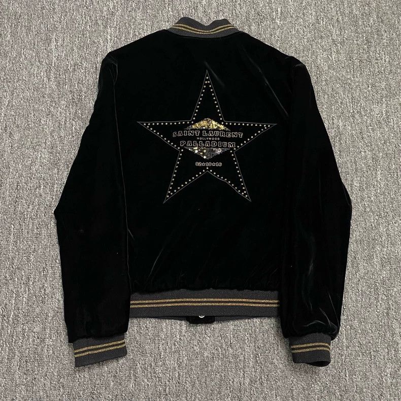 Saint Laurent Paris Saint Laurent Velvet Hollywood Limited Jacket Size XS / US 0-2 / IT 36-38 - 2 Thumbnail