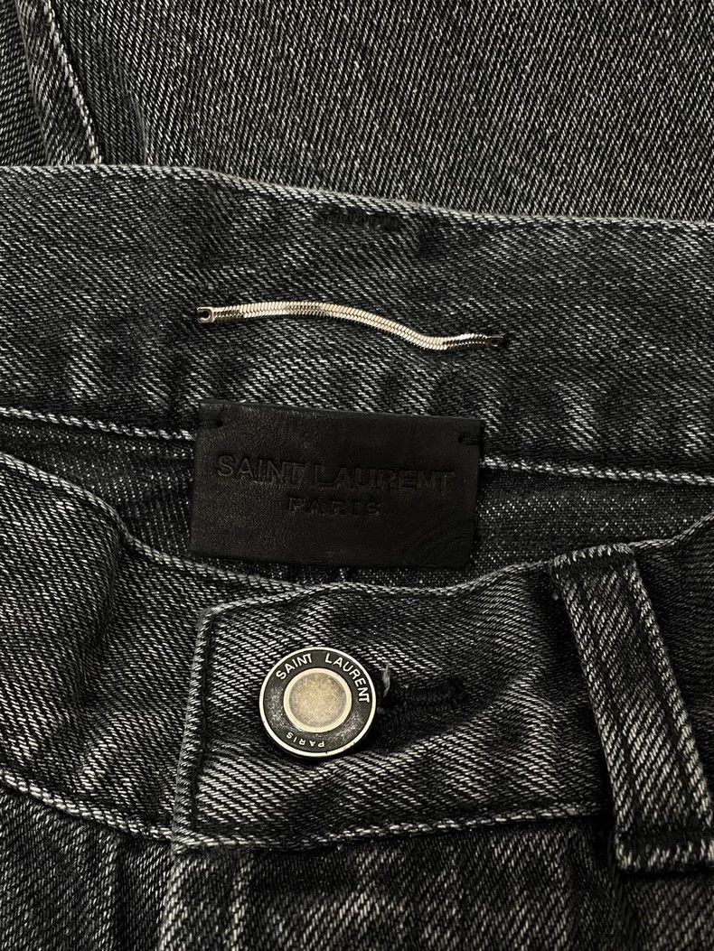 Saint Laurent Paris Saint Laurent Straight Leg Denim Jeans Size US 31 - 4 Thumbnail