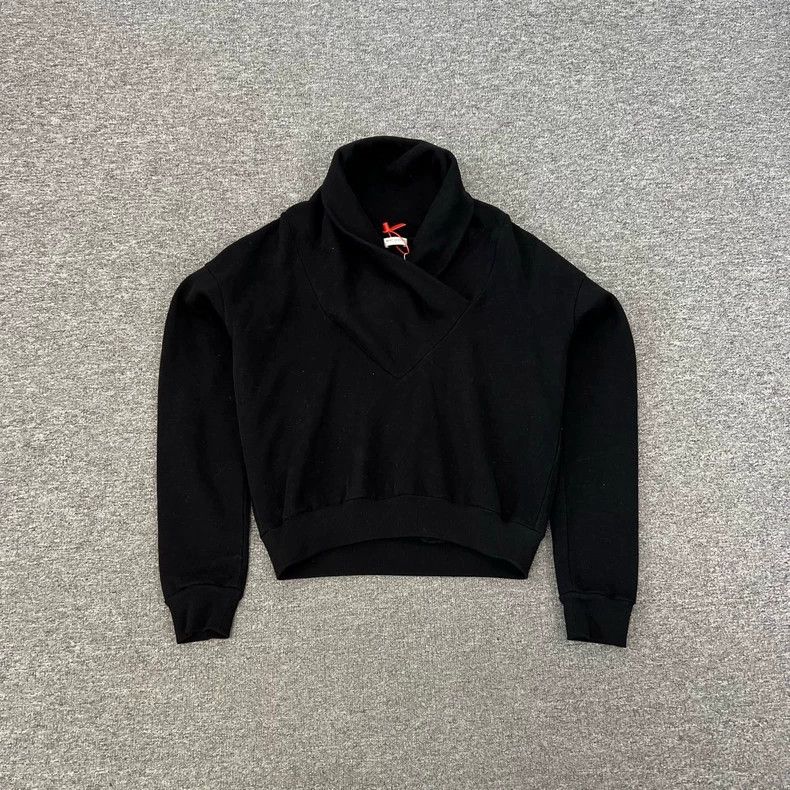 Saint Laurent Paris Saint Laurent Paris Black V-Neck Sweatshirt Size US XS / EU 42 / 0 - 3 Thumbnail