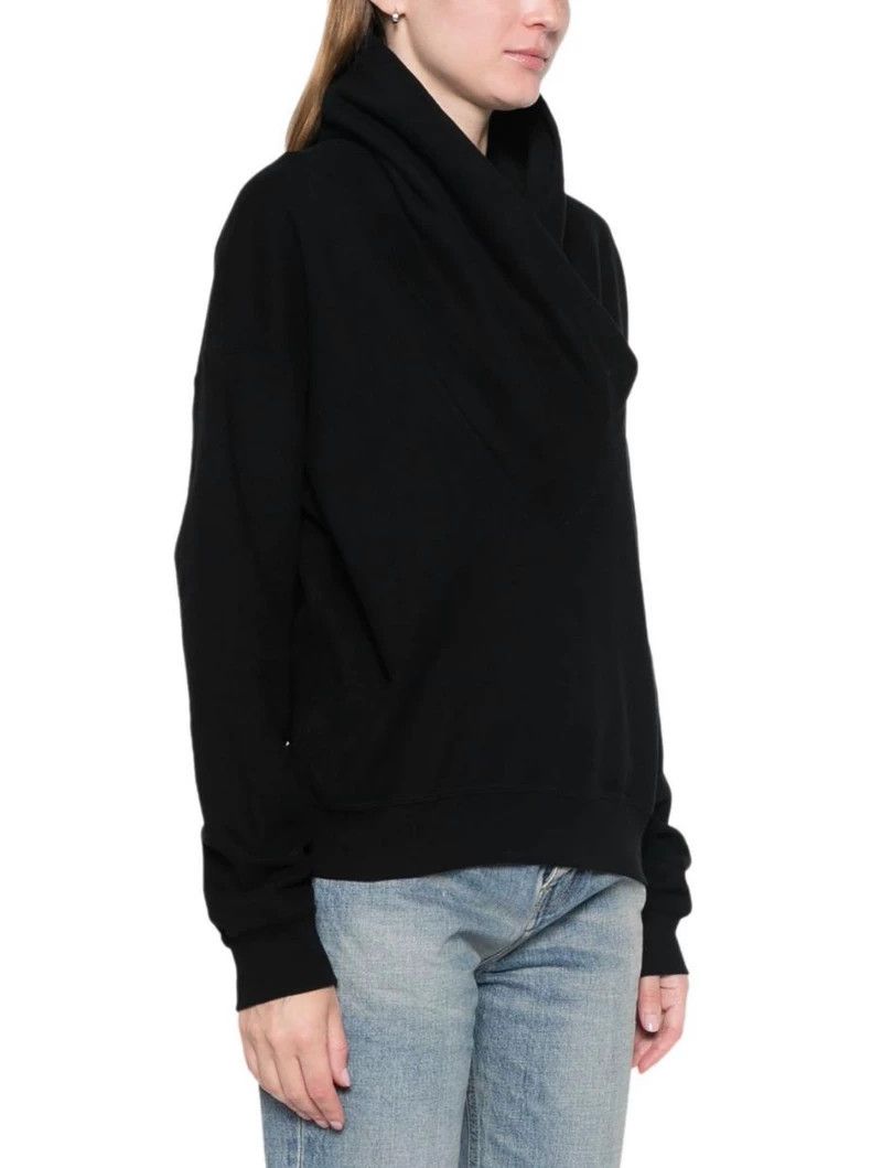 Saint Laurent Paris Saint Laurent Paris Black V-Neck Sweatshirt Size US XS / EU 42 / 0 - 2 Thumbnail