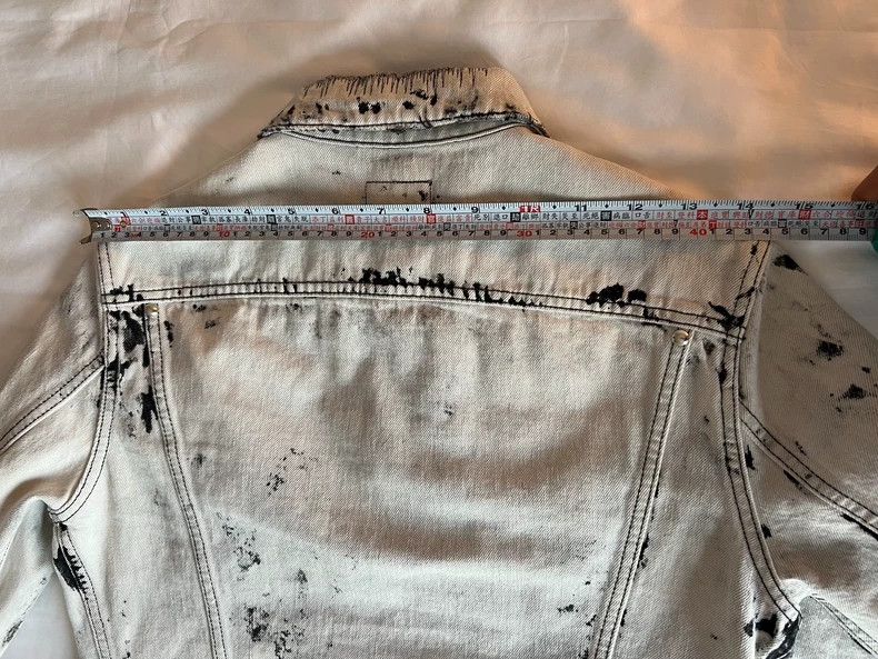 Yves Saint Laurent YSL Men's White Denim Jacket Size US M / EU 48-50 / 2 - 5 Thumbnail