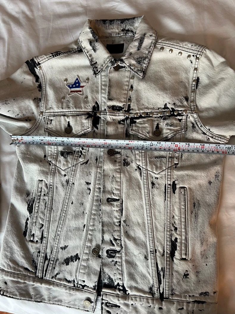 Yves Saint Laurent YSL Men's White Denim Jacket Size US M / EU 48-50 / 2 - 7 Thumbnail