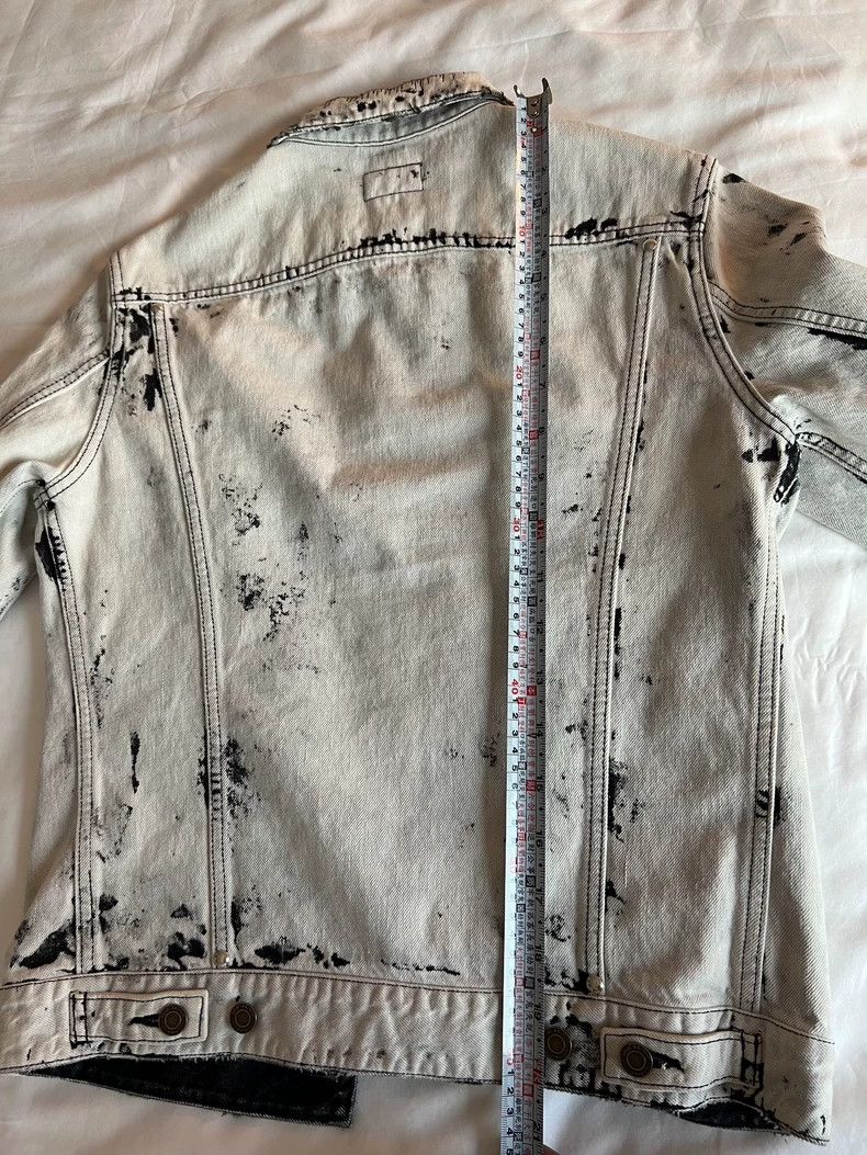 Yves Saint Laurent YSL Men's White Denim Jacket Size US M / EU 48-50 / 2 - 6 Thumbnail