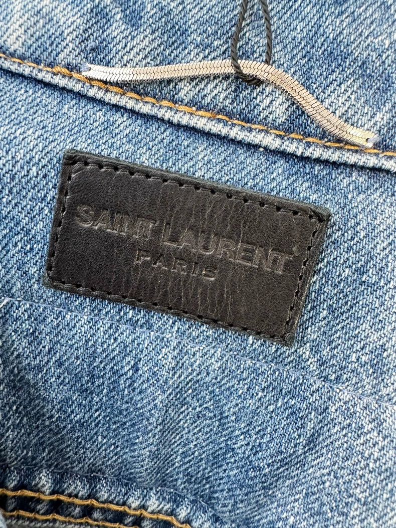 Saint Laurent Paris Saint Laurent Blue Denim Jacket M Size US M / EU 48-50 / 2 - 3 Thumbnail
