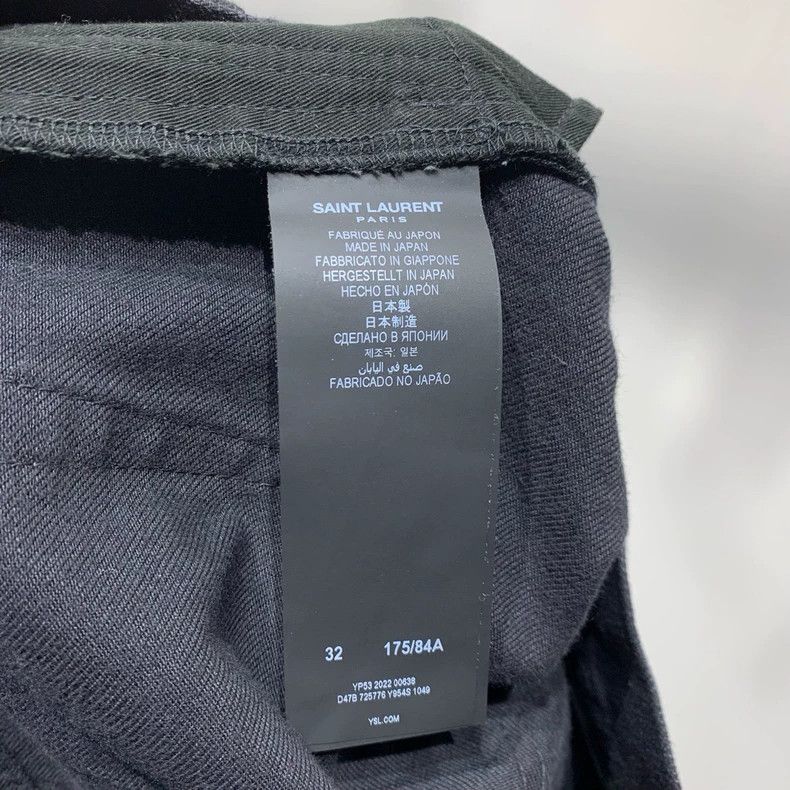 Saint Laurent Paris YSL Black Denim Long Pants Size US 32 / EU 48 - 8 Thumbnail