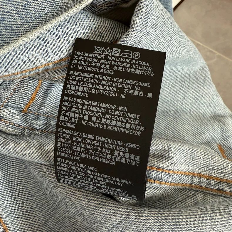 Saint Laurent Paris YSL Blue Denim Jacket Size US M / EU 48-50 / 2 - 5 Thumbnail