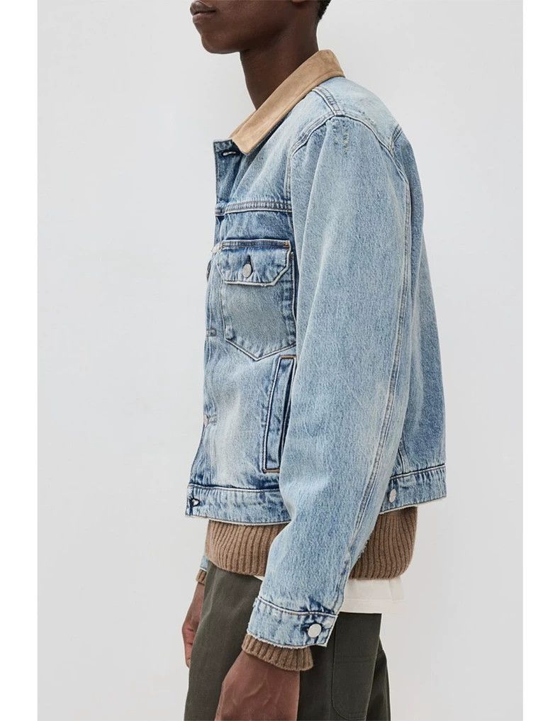 Saint Laurent Paris Saint Laurent Denim Jacket with Wool Lining Size US M / EU 48-50 / 2 - 8 Thumbnail