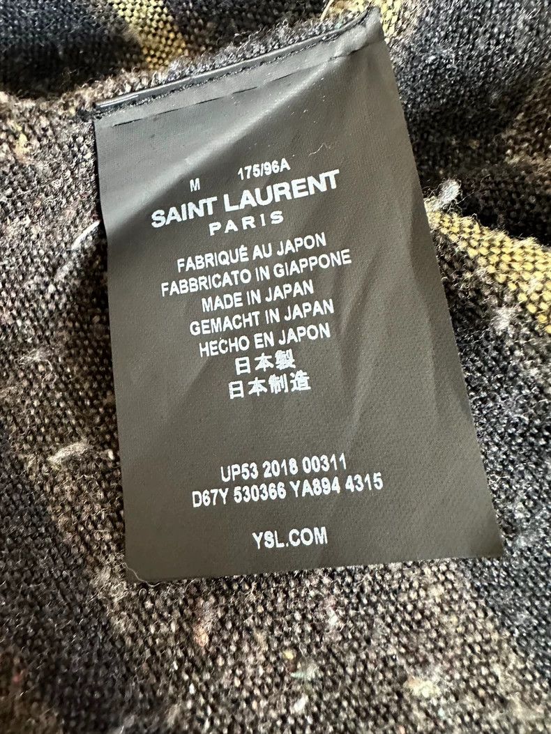 Saint Laurent Paris Saint Laurent Denim Jacket with Wool Lining Size US M / EU 48-50 / 2 - 6 Thumbnail