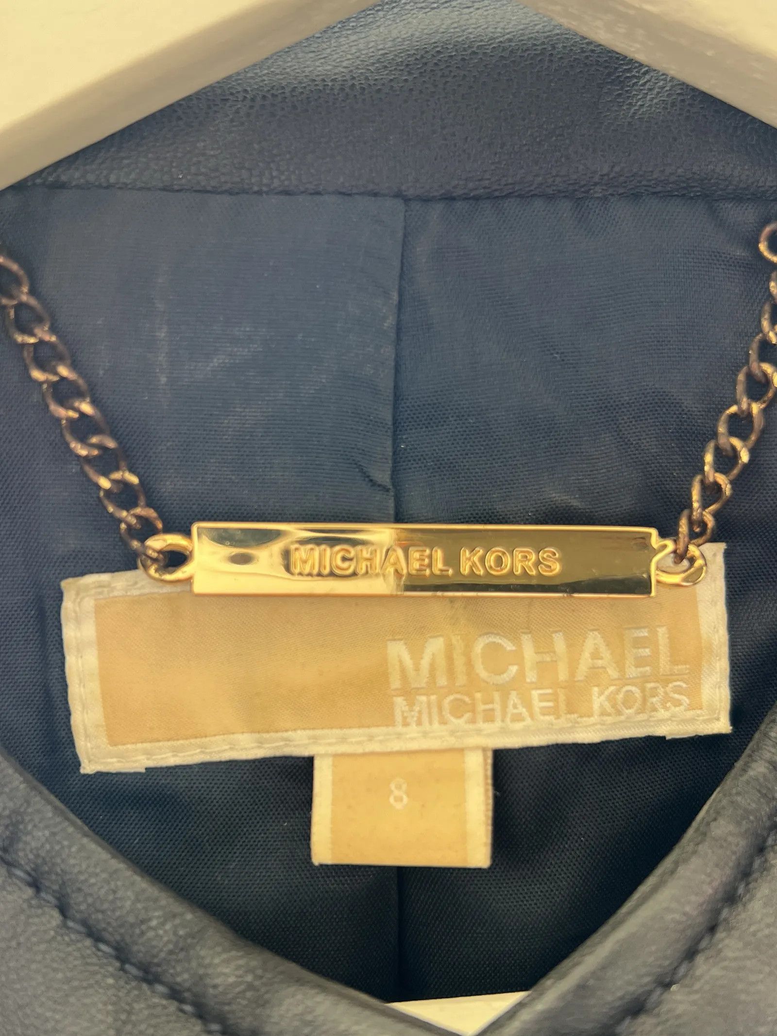 Michael Kors Michael Kors Leather Jacket Size M / US 6-8 / IT 42-44 - 3 Thumbnail