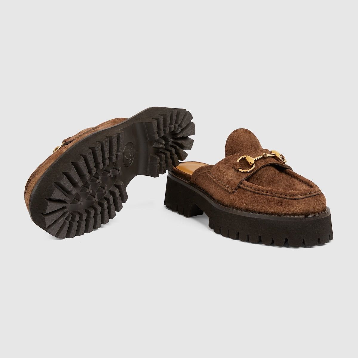 Gucci Gucci Horsebit Suede Mules SIZE 40.5 Size ONE SIZE - 4 Thumbnail
