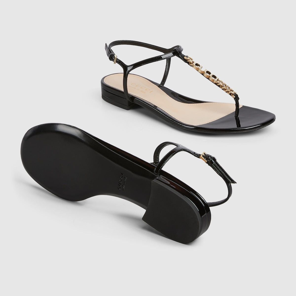 Gucci Gucci Signoria Thong Sandals SIZE 40 Size ONE SIZE - 4 Thumbnail