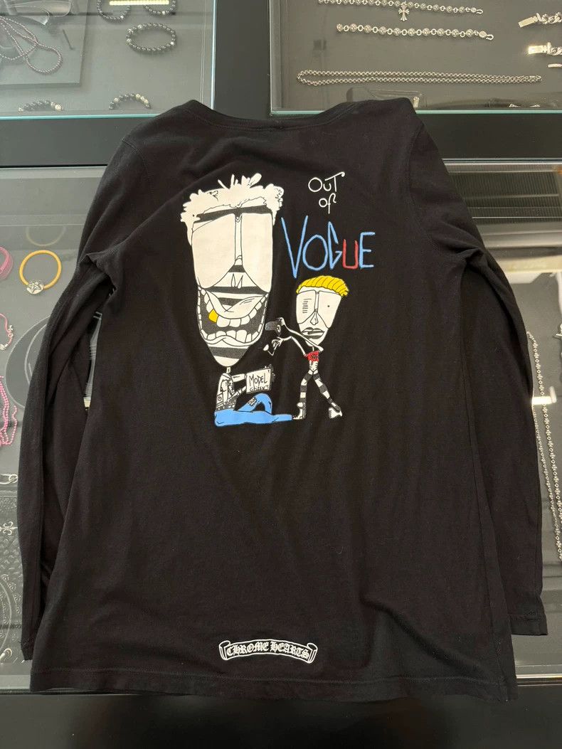 Chrome Hearts Chrome Hearts Black Matty Graffiti Long Sleeve-yf Size US S / EU 44-46 / 1 - 2 Thumbnail