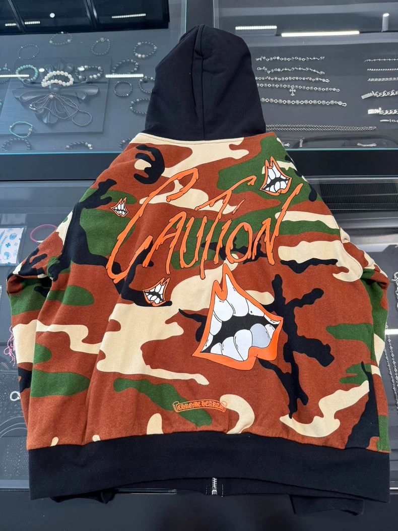 Chrome Hearts Chrome Hearts Camo Matty Zip Hoodie-yf Size US L / EU 52-54 / 3 - 2 Thumbnail