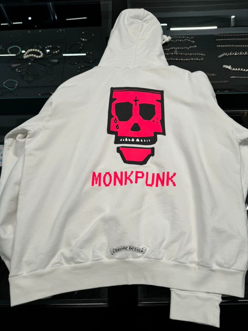 Chrome Hearts Chrome Hearts x Monkpunk Pink Hoodie-yf Size US L / EU 52-54 / 3 - 2 Thumbnail