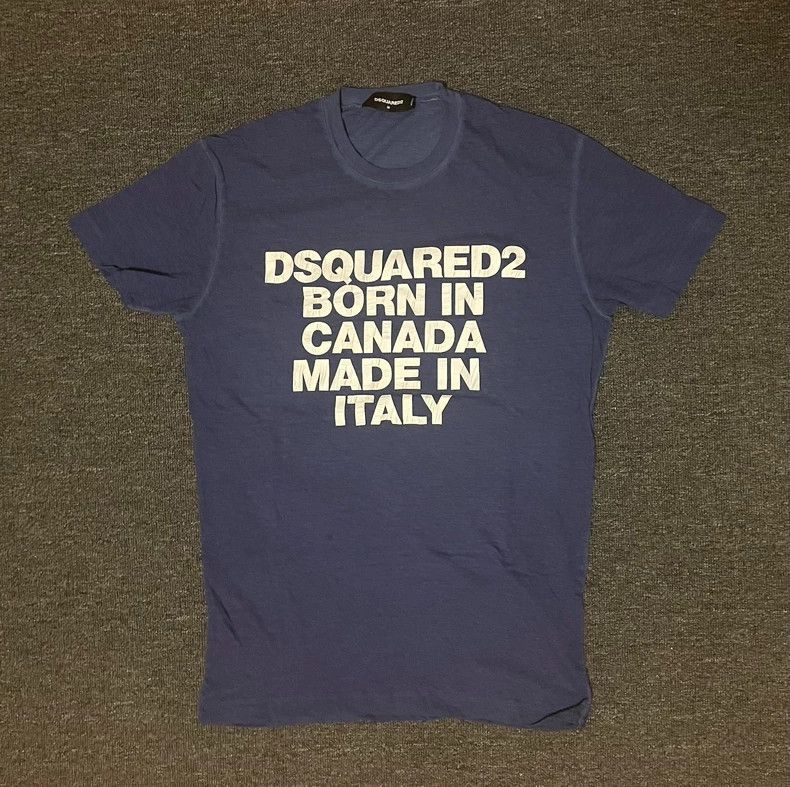 Dsquared2 DSQUARED2 Blue Short Sleeve Graphic T-Shirt-yf Size US M / EU 48-50 / 2 - 2 Thumbnail