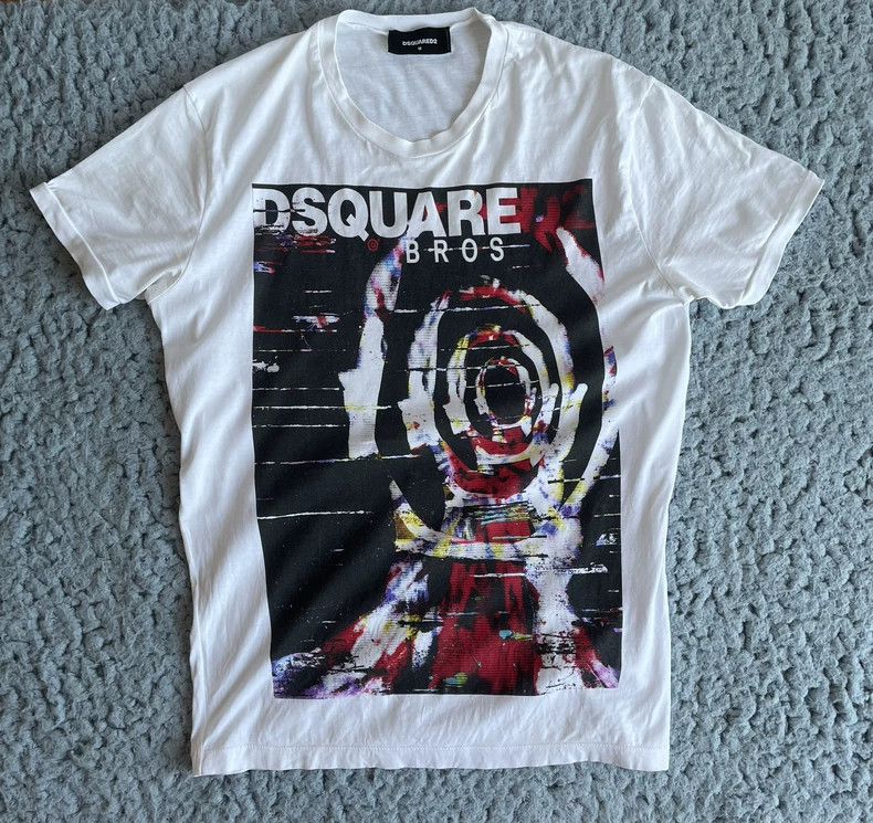 Dsquared2 DSQUARED2 Men's Graphic Short Sleeve T-Shirt-yf Size US M / EU 48-50 / 2 - 2 Thumbnail