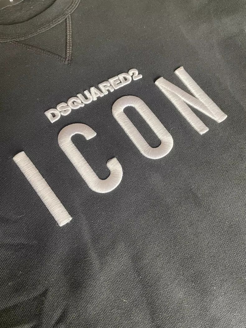 Dsquared2 DSQUARED2 Icon Logo Black Sweatshirt-yf Size US M / EU 48-50 / 2 - 3 Thumbnail