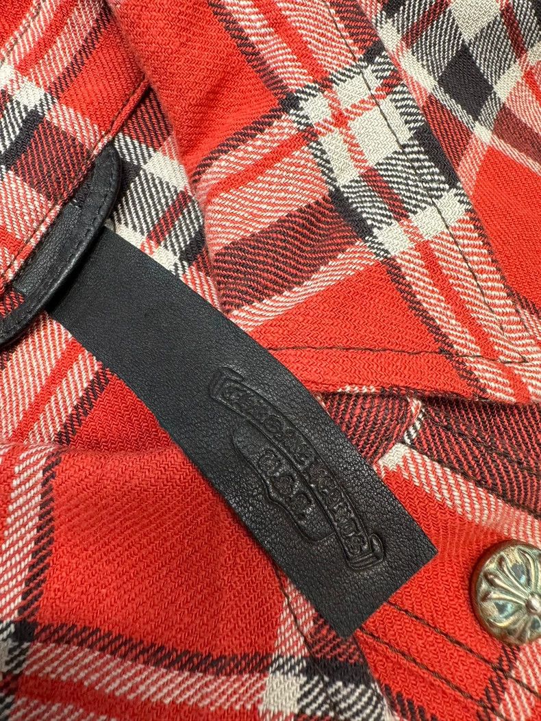 Chrome Hearts Chrome Hearts Red Plaid Shirt Jacket-yf Size US M / EU 48-50 / 2 - 5 Thumbnail