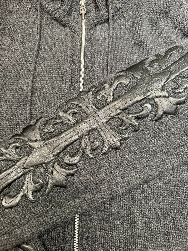 Chrome Hearts Chrome Hearts Cross Zip Hooded Sweater-yf Size US XL / EU 56 / 4 - 4 Thumbnail