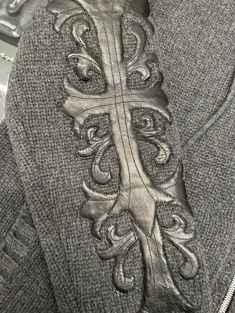 Chrome Hearts Chrome Hearts Cross Zip Hooded Sweater-yf Size US XL / EU 56 / 4 - 3 Thumbnail