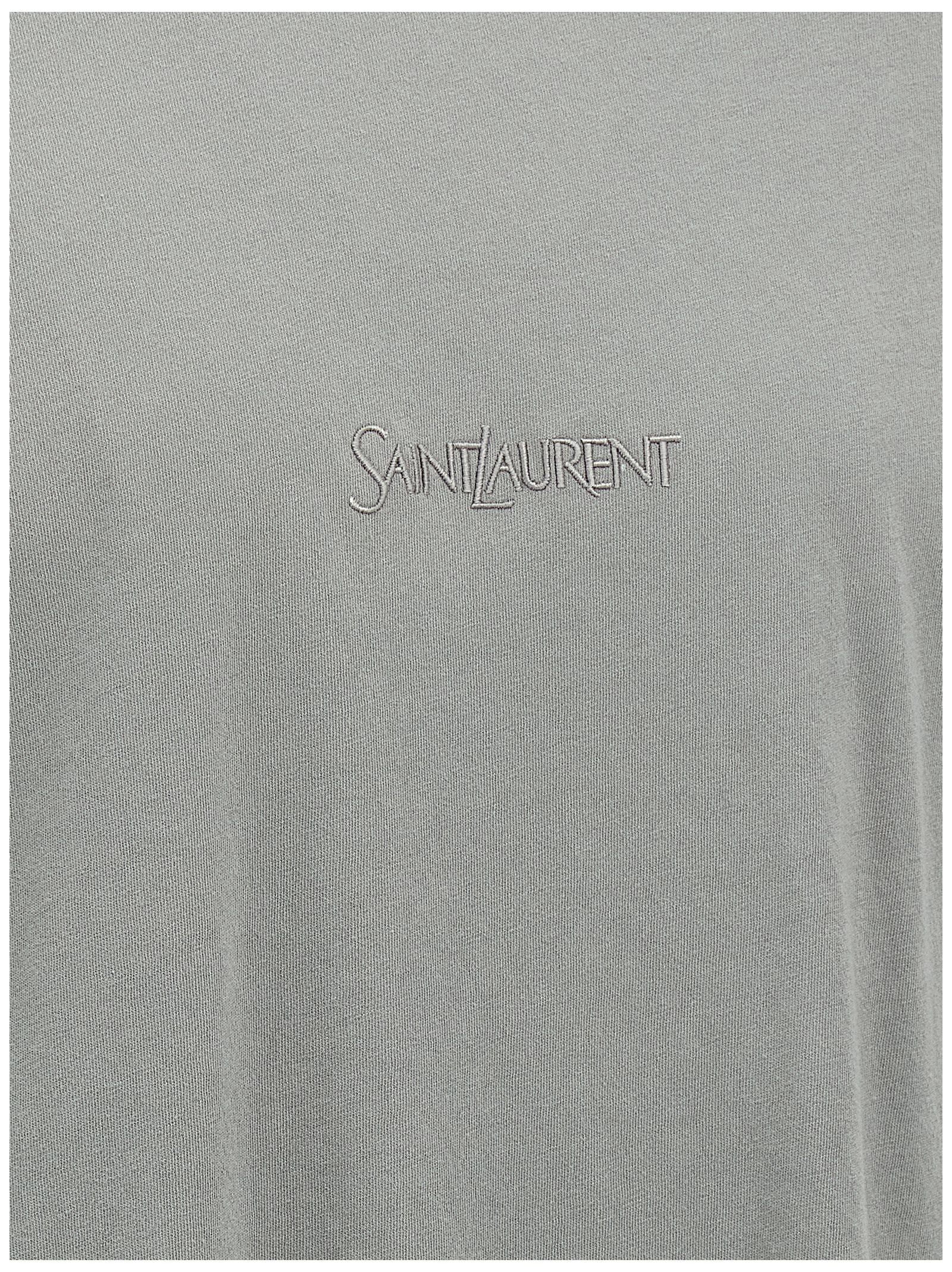 Saint Laurent Paris Logo Embroidery T-Shirt Size US M / EU 48-50 / 2 - 4 Thumbnail