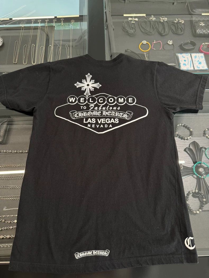 Chrome Hearts Chrome Hearts Las Vegas Limited Black T-Shirt-yf Size US M / EU 48-50 / 2 - 2 Thumbnail
